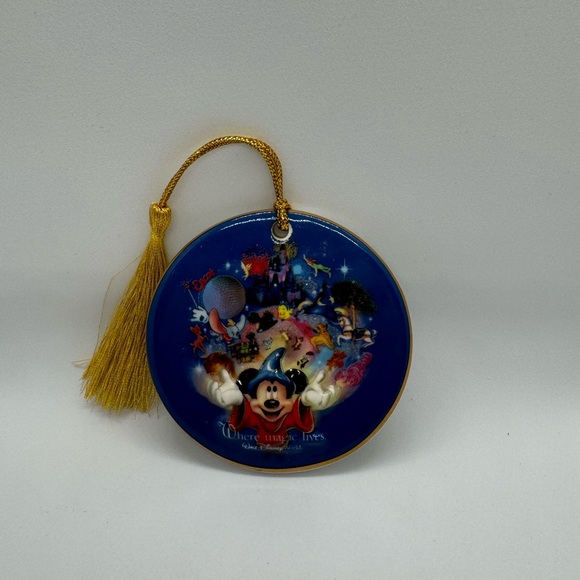 Vintage Disney’s “Where Magic Lives” Sorcerer’s Apprentice Ornament - Picture 2 of 3